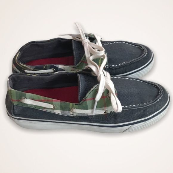 SPERRY Top-Sider Plaid And Denim Loafer - Picture 3 of 7